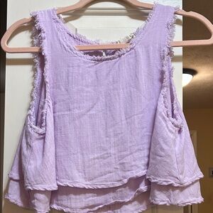 Altar’d State Lavender Sleeveless Women's Top